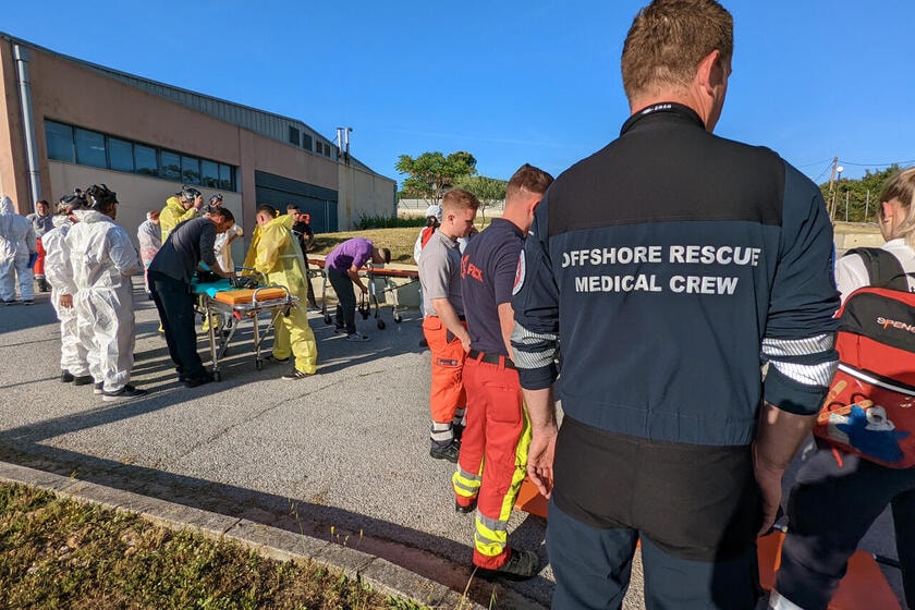 In Elsfleth werden Rettungskräfte aus Griechenland fortgebildet