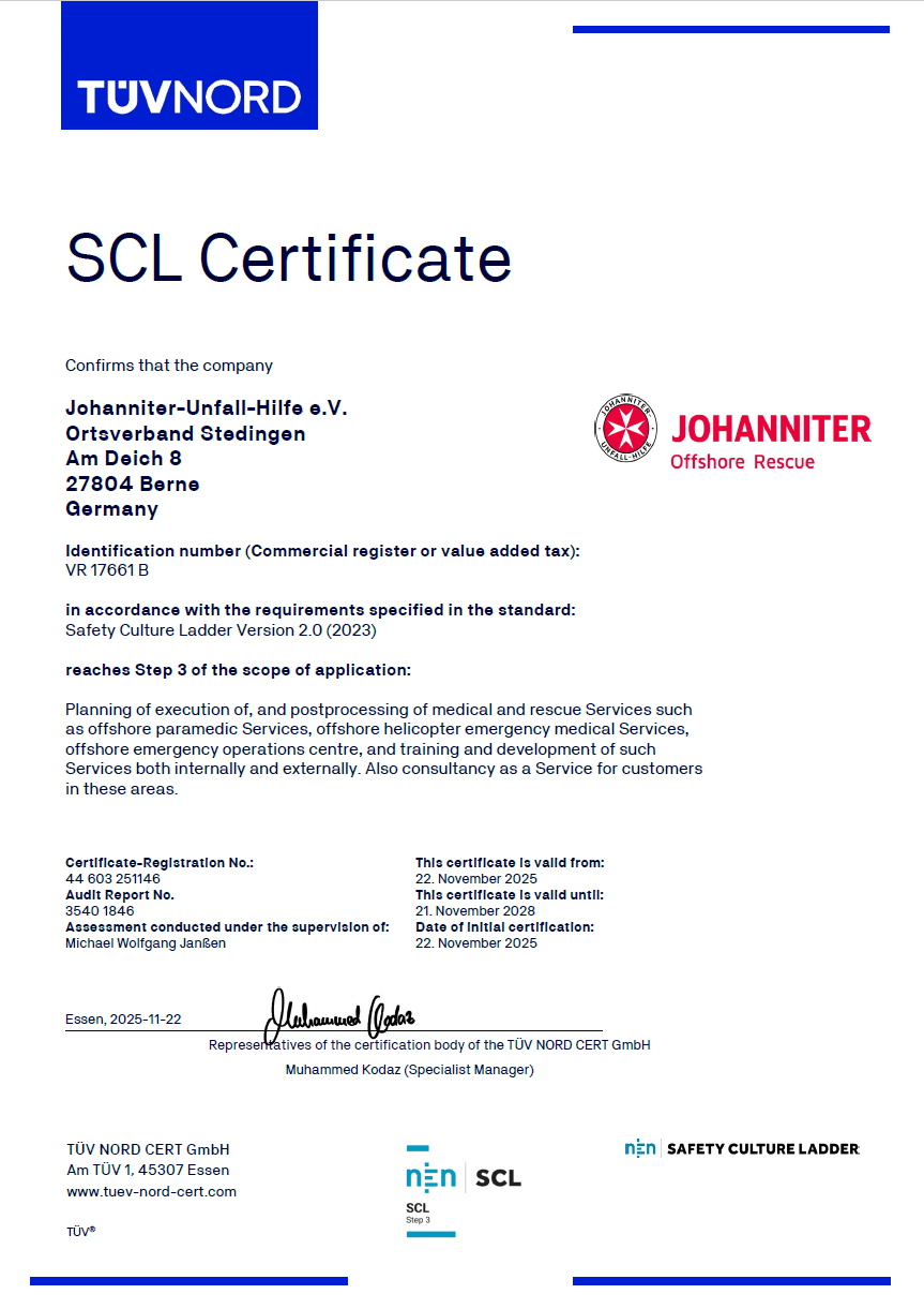 SCL Zertifikat